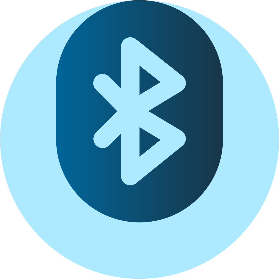 icon demonstrating Bluetooth® wireless technology