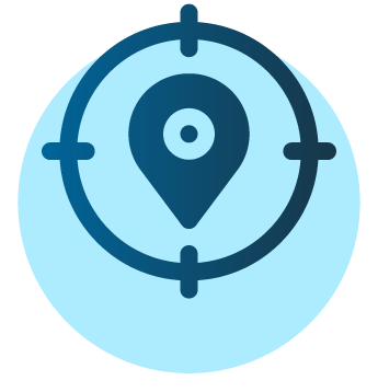icon demonstrating geofencing assets