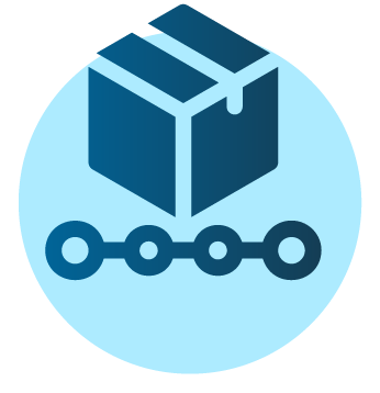 icon demonstrating supply chain